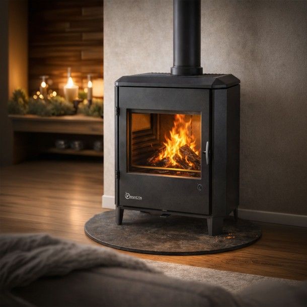 Salamandra a Lenha 8KW Carolo Invicta