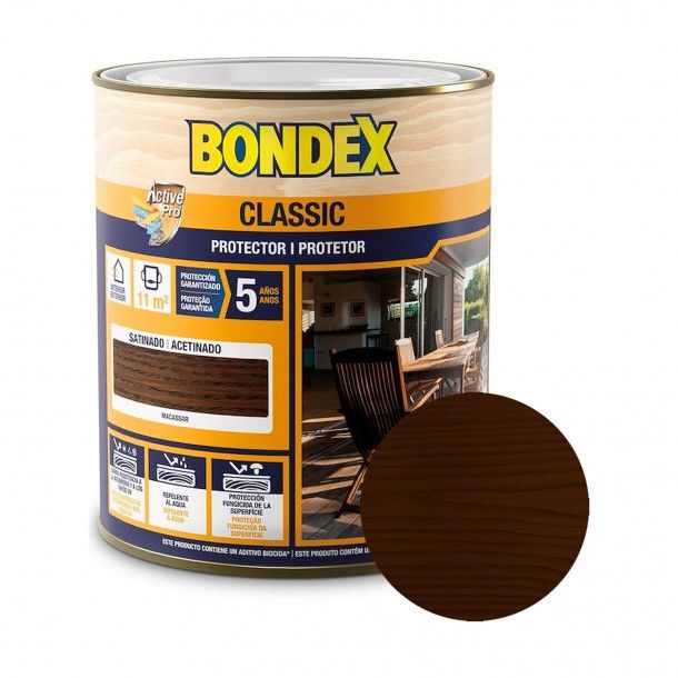 Bondex Classic Protetor Madeira Acetinado 750ml