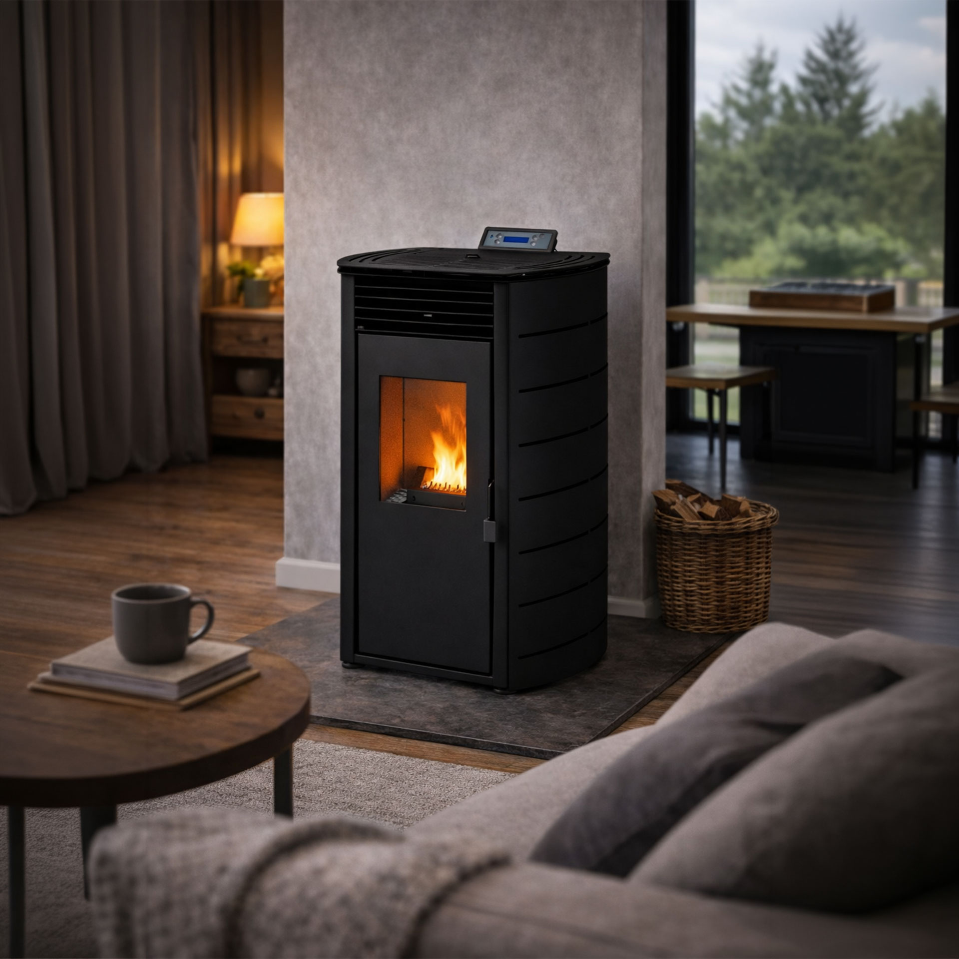 Salamandra a Pellets 8KW K2 Solzaima