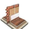 Placa de Lã Rocha Simples Rockwool Sonorock Plus 50kg/m3 Placa de Lã Rocha Simples Rockwool Sonorock Plus 50kg/m3
