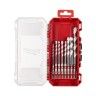 Conjunto de 8 Brocas Multimaterial 4/12mm Milwaukee Conjunto de 8 Brocas Multimaterial 4/12mm Milwaukee