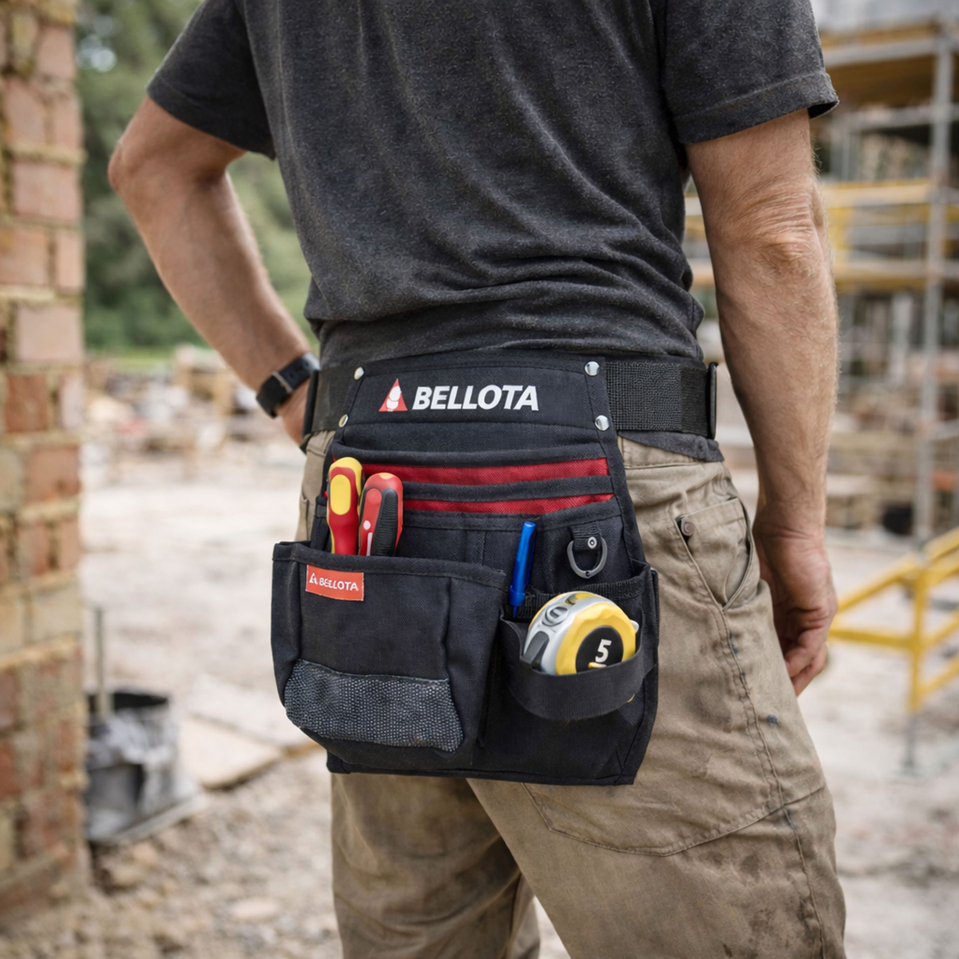 Cinto de Ferramentas 4 Bolsos Bellota