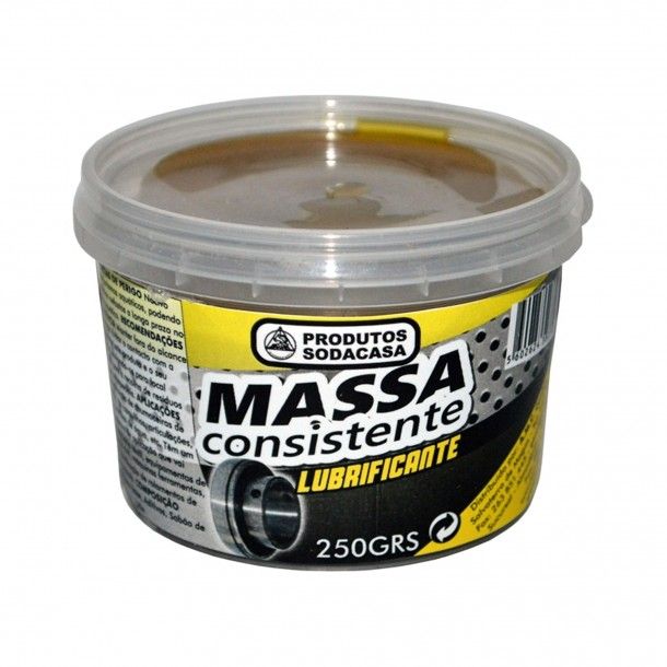 Massa Consistente em Pasta 250gr Sodacasa Massa Consistente em Pasta 250gr Sodacasa