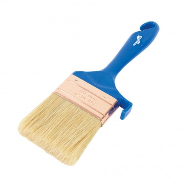 Trincha Plana Cerda Sint�tica Cabo Azul 10x2cm Pentrilo
