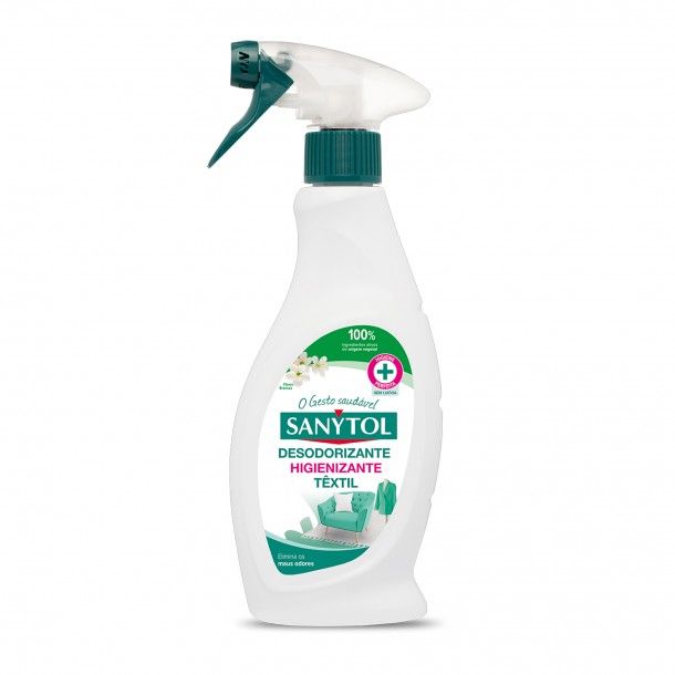 Desodorizante Desinfetante Têxtil Flores Brancas 500ml Sanytol Desodorizante Desinfetante Têxtil Flores Brancas 500ml Sanytol