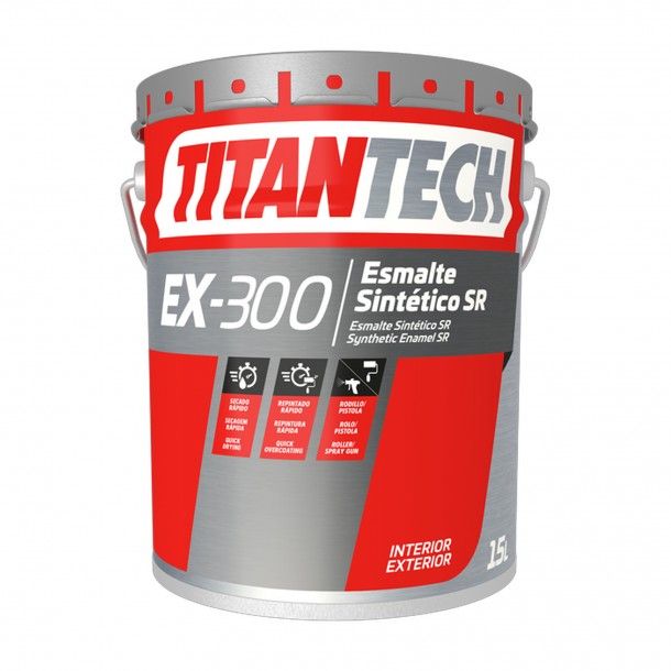 Esmalte Sintético Base Neutra EX300 15L Titan Tech Esmalte Sintético Base Neutra EX300 15L Titan Tech