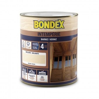 Bondex Intempérie Verniz Sintético Brilhante Mogno 750ml Bondex Intempérie Verniz Sintético Brilhante Mogno 750ml