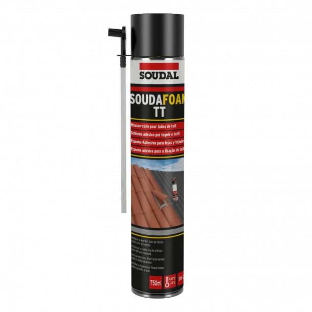 Espuma Poliuretano para Telhas Soudafoam 750ml Soudal Espuma Poliuretano para Telhas Soudafoam 750ml Soudal