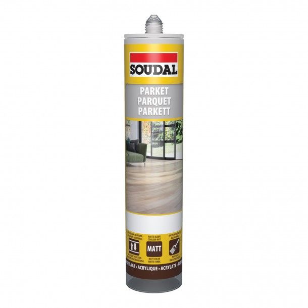 Selante Acr�lico para Madeira Cinza Escuro 300ml Soudal