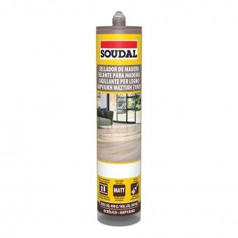 Selante Acr�lico para Madeira Wengue 300ml Soudal