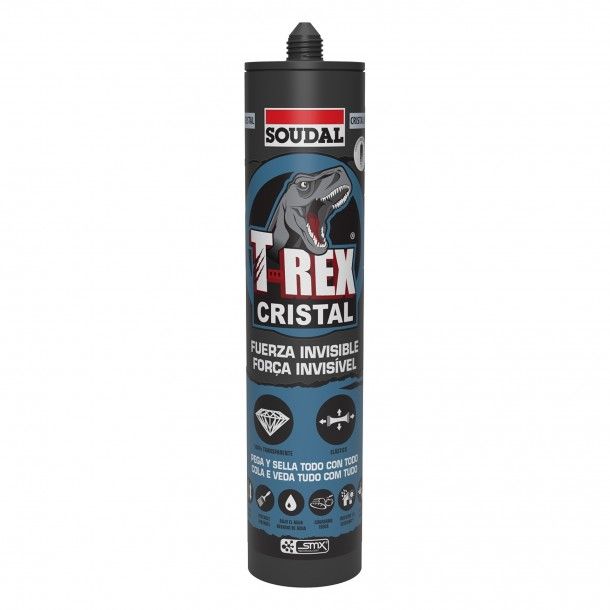 Cola e Veda SMX T-Rex Cristal 290ml Soudal Cola e Veda SMX T-Rex Cristal 290ml Soudal