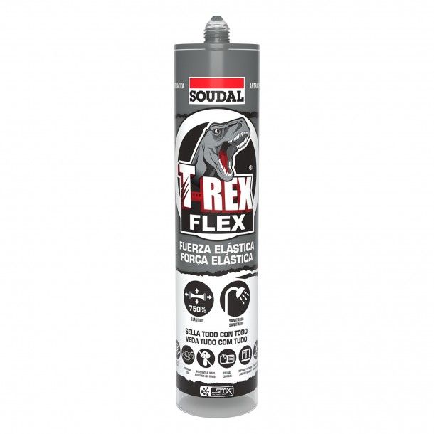 Cola e Veda SMX T-Rex Flex Antracite 290ml Soudal Cola e Veda SMX T-Rex Flex Antracite 290ml Soudal