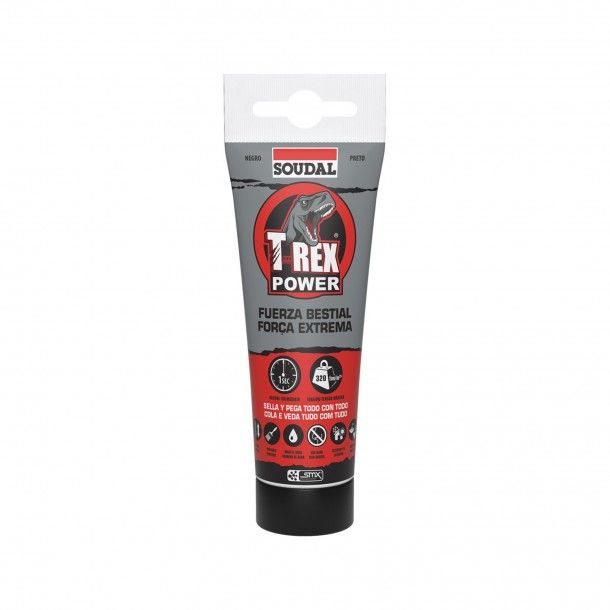 Cola e Veda SMX T-Rex Power Preto 125ml Soudal Cola e Veda SMX T-Rex Power Preto 125ml Soudal