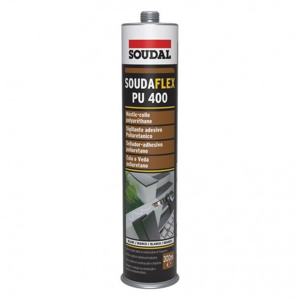 Cola e Veda Soudaflex PU400 Telha 300ml Soudal Cola e Veda Soudaflex PU400 Telha 300ml Soudal
