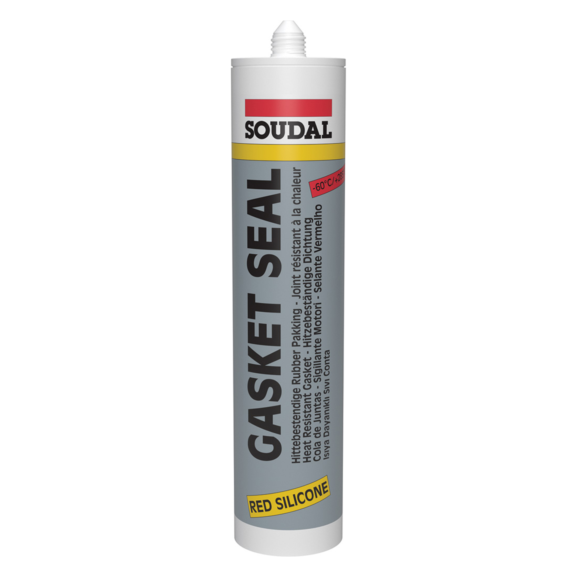 Silicone Alta Temperatura Gasket Seal Vermelho 310ml Soudal