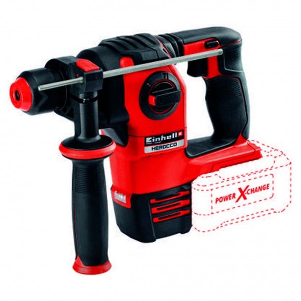 Martelo Perfurador e Demolidor SDS-PLUS sem Bateria Herocco Einhell Martelo Perfurador e Demolidor SDS-PLUS sem Bateria Herocco Einhell