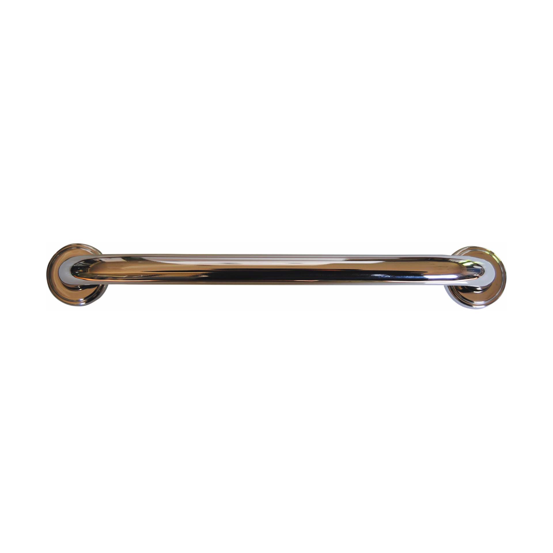 Barra de Apoio Parede 25x350mm Latão Cromado AFJ