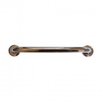 Barra de Apoio Parede 25x350mm Lat�o Cromado AFJ
