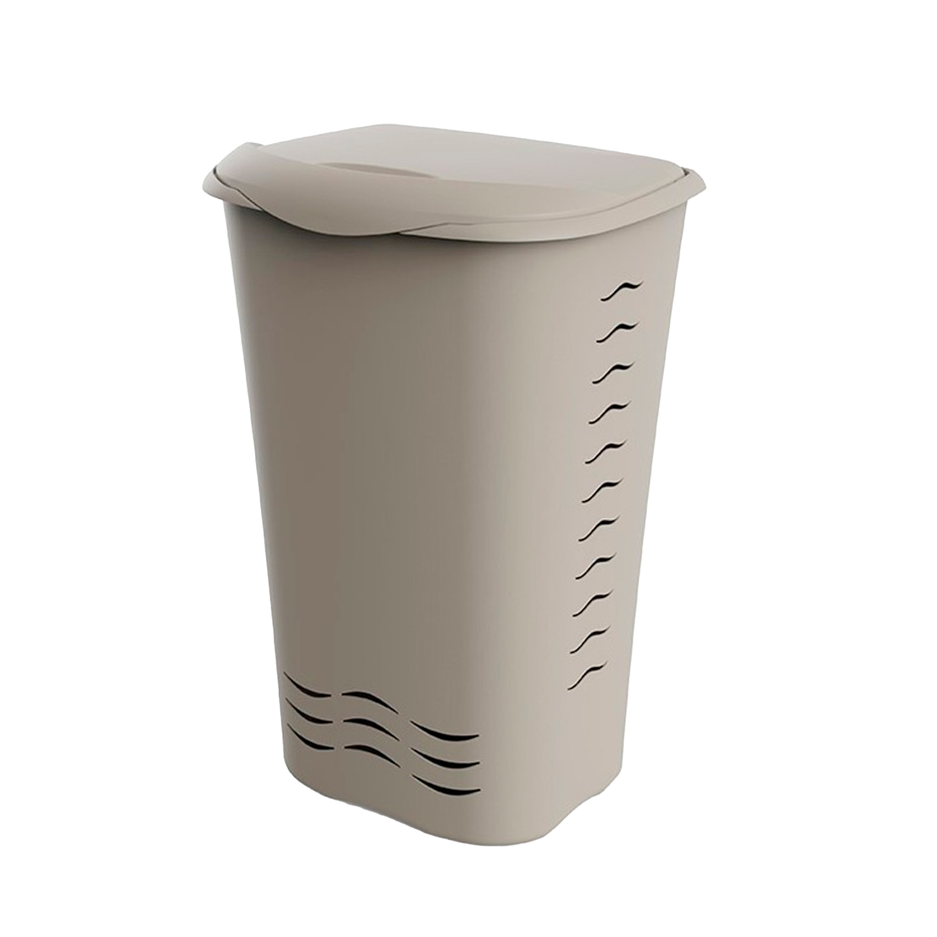Cesto de Roupa Plástico Ecru 70L