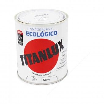 Esmalte Ecol�gico Base �gua Mate Titanlux Branco 750ml