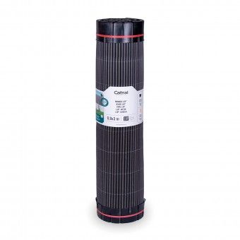 Veda��o Fixa Mimbre Sint�tico Antracite 90x300cm Catral