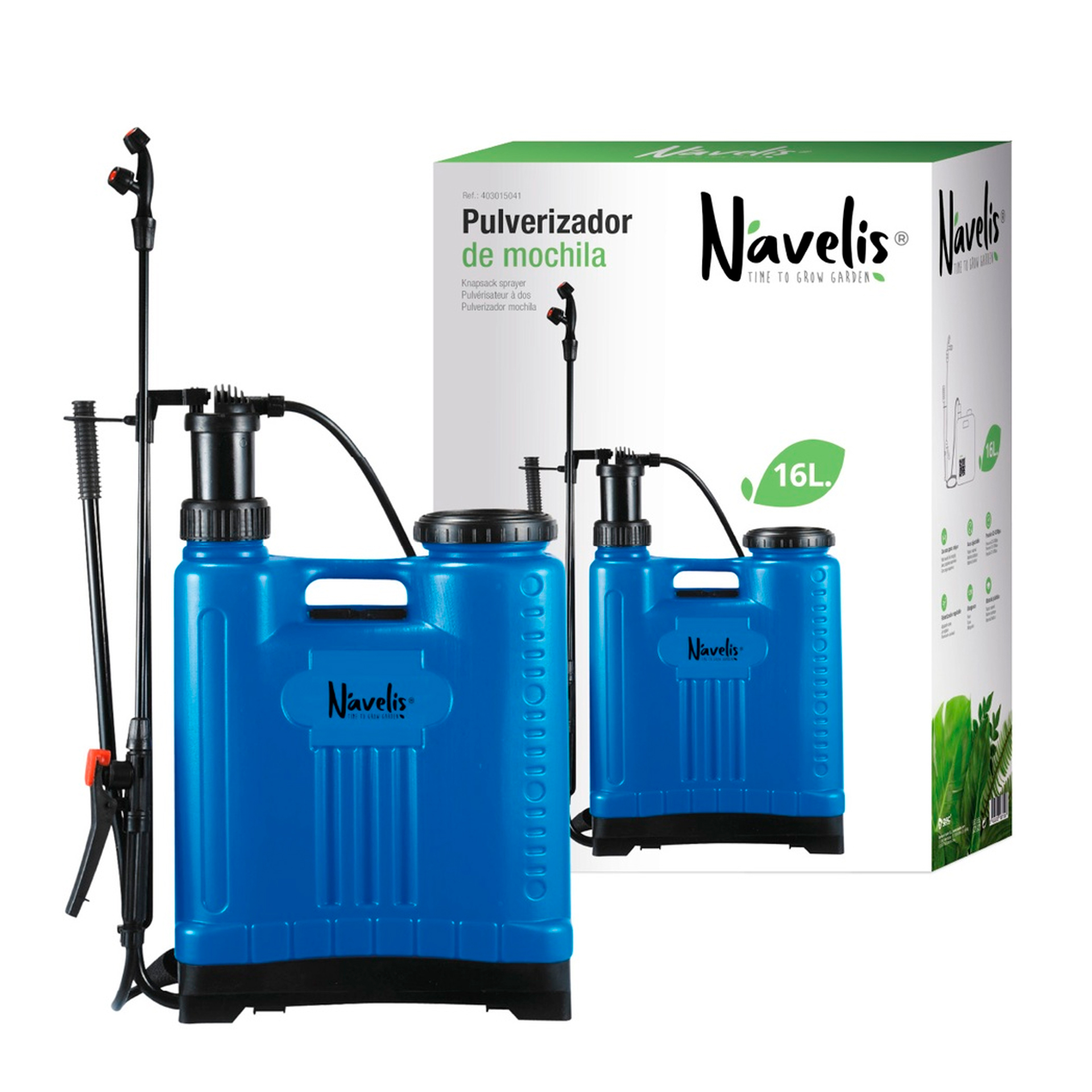 Pulverizador Pressão Navelis 16L