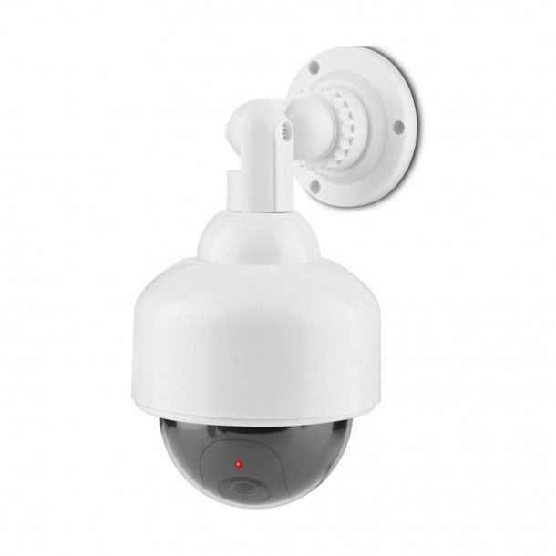 Câmara Falsa de Vigilância LED Dome com Braço Chacon Câmara Falsa de Vigilância LED Dome com Braço Chacon