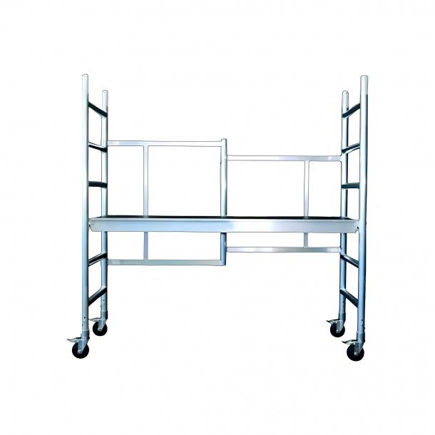 Mesa Andaime Rolante Alumínio com Alçapão 2.70M Irbal Mesa Andaime Rolante Alumínio com Alçapão 2.70M Irbal