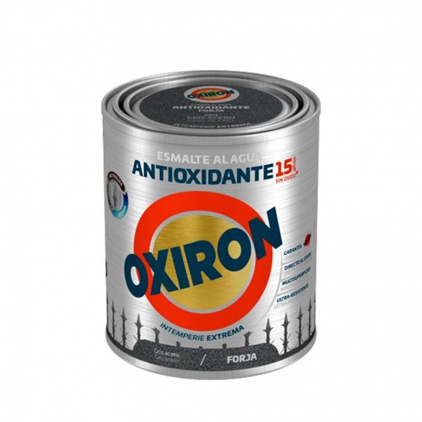 Esmalte Oxiron Forja Aquoso Cinza 750ml Titan Esmalte Oxiron Forja Aquoso Cinza 750ml Titan