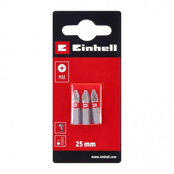 Bits Industriais 25mm PZ2 Einhell Bits Industriais 25mm PZ2 Einhell