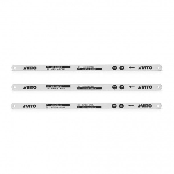 Folhas para Cortar Ferro 300mm Aço Carbono VIFCFMK3B Vito Folhas para Cortar Ferro 300mm Aço Carbono VIFCFMK3B Vito