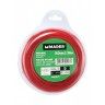 Fio Nylon Redondo Vermelho 3mmx26m Mader Fio Nylon Redondo Vermelho 3mmx26m Mader