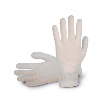 Luvas 100% Algod�o Branca N�9 CLS