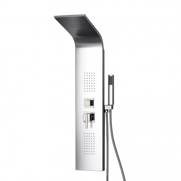 Coluna de Duche 200x1195mm Inox Mate AFJ Coluna de Duche 200x1195mm Inox Mate AFJ
