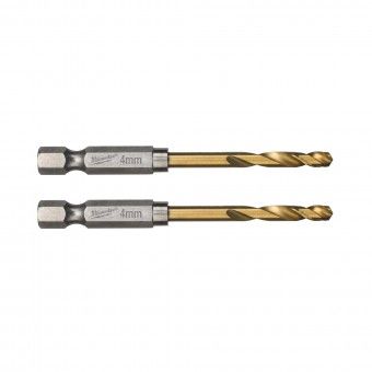 Broca para Metal Shockwave 4x71,5mm Milwaukee 2 Uni