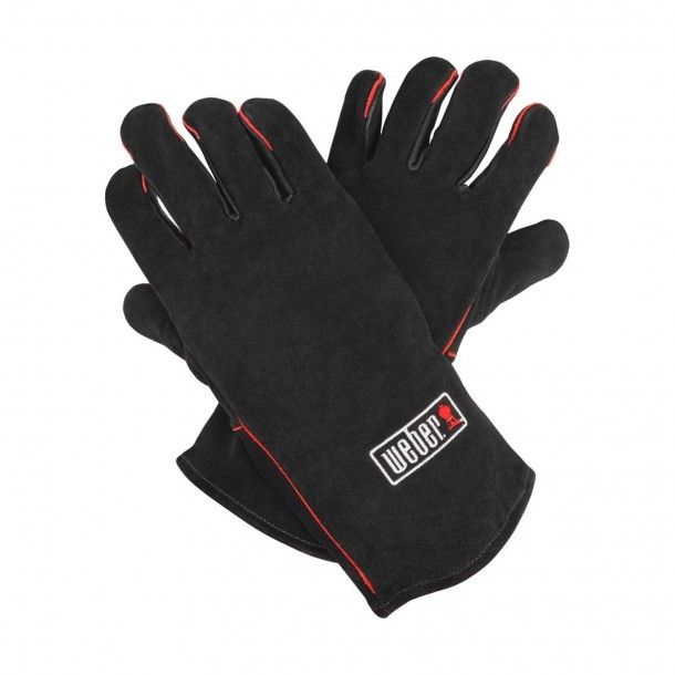 Luvas de Couro Weber para Churrasco Luvas de Couro Weber para Churrasco