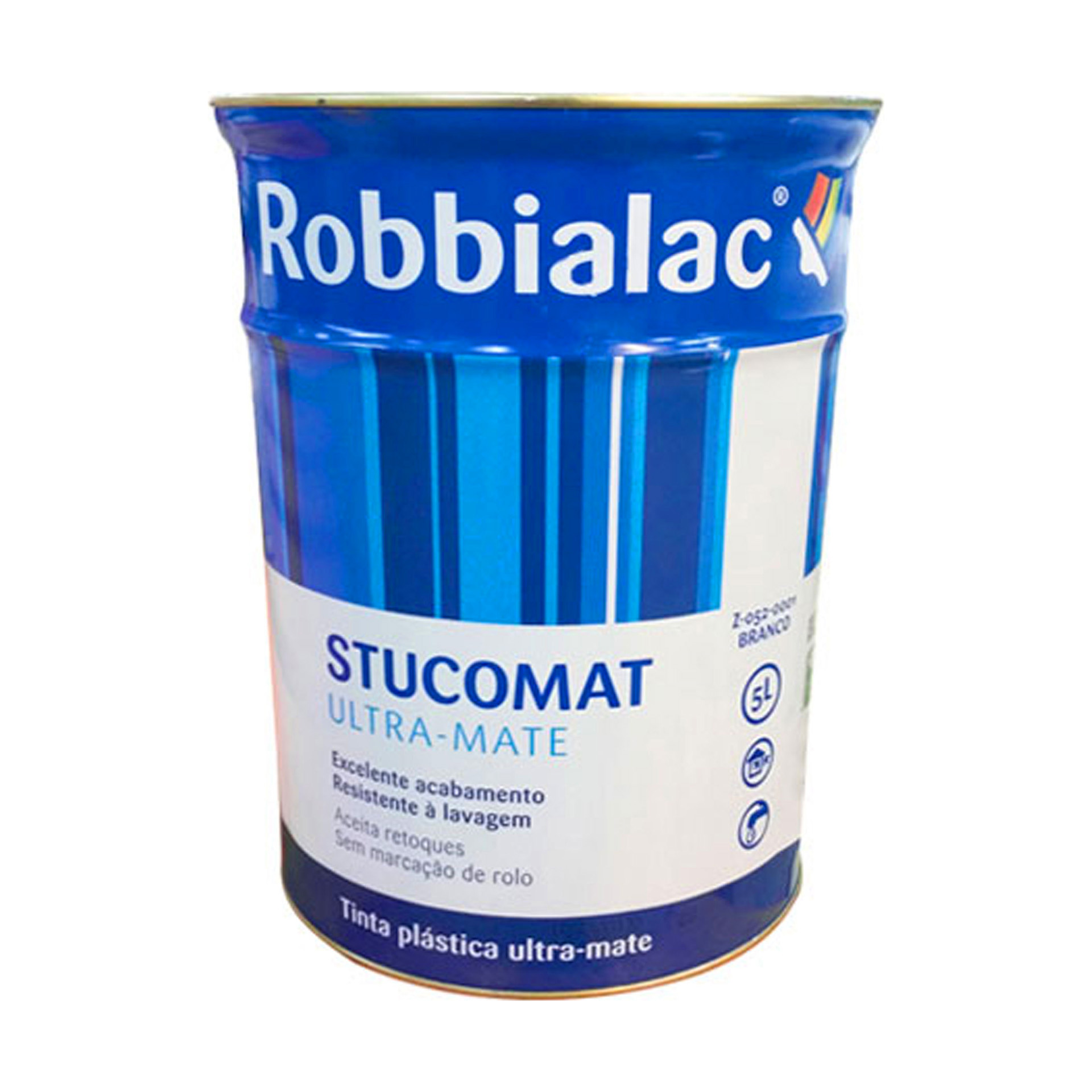 Tinta Stucomat Ultra-Mate Branco 5L Robbialac
