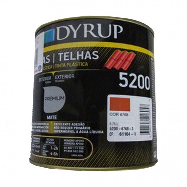 Tinta Telhas Tradicional 750ml - Dyrup Tinta Telhas Tradicional 750ml - Dyrup