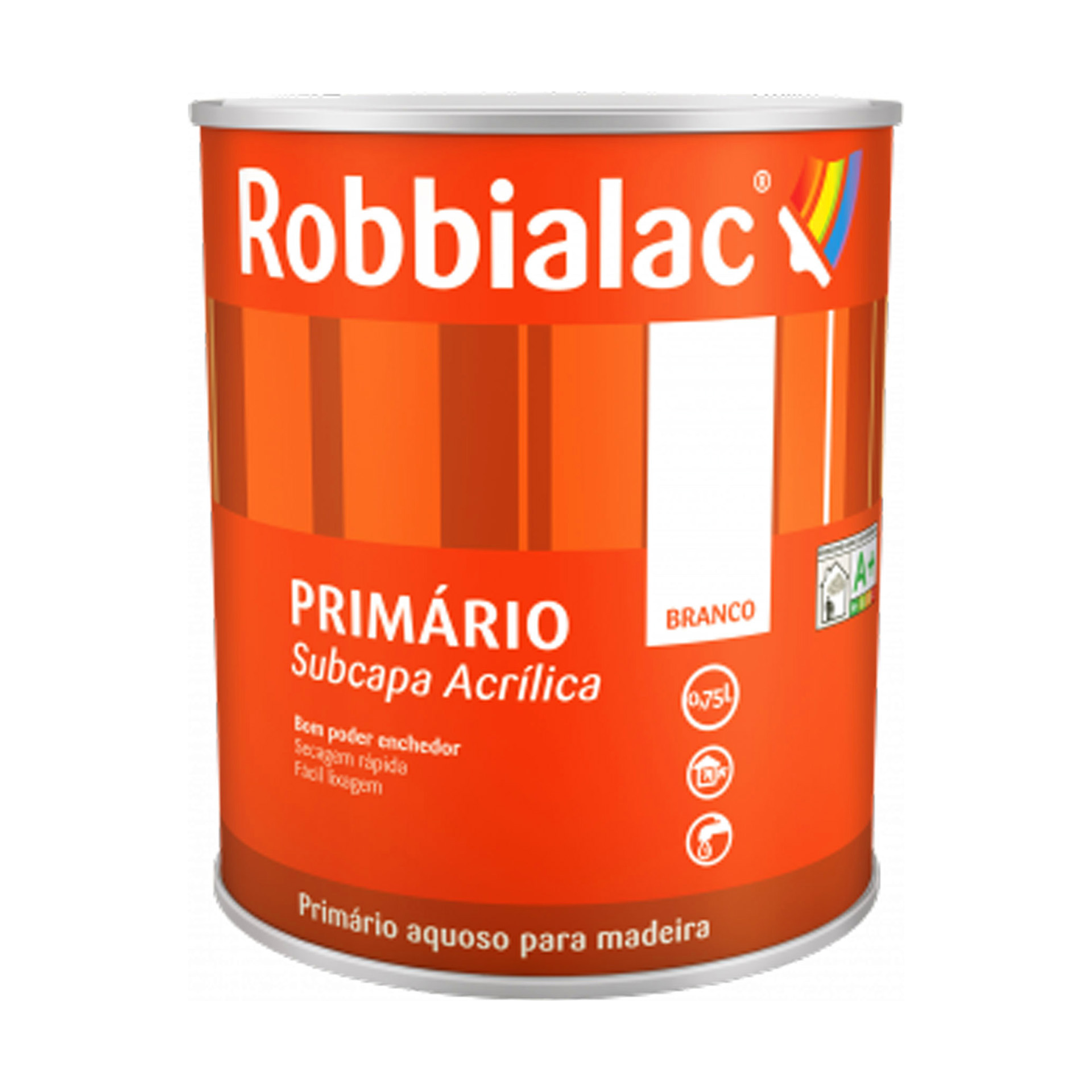 Primário Subcapa Acrílica Branco 750ml Robbialac