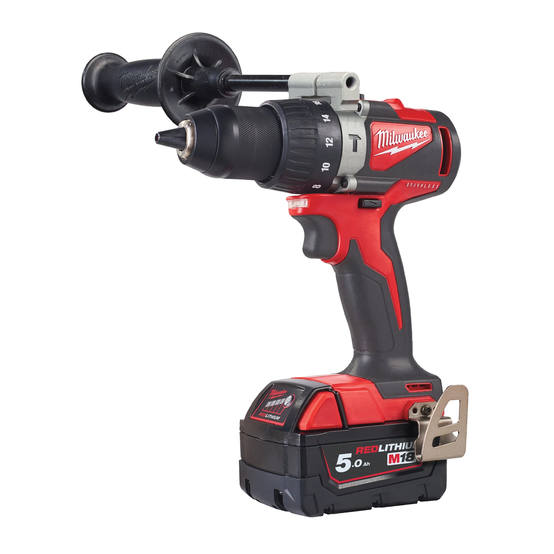 Aparafusadora a Bateria 18V com 2 Baterias 5.0Ah M18BLPD2-502X Milwaukee