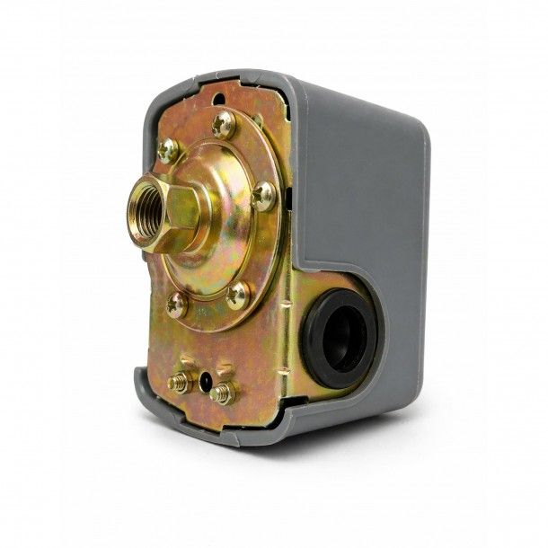 Pressostato Bipolar para Eletrobomba de Porca Fixa 6Bar 220V Proteu Pressostato Bipolar para Eletrobomba de Porca Fixa 6Bar 220V Proteu