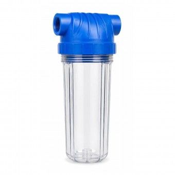 Copo Filtro �gua Simples 3 Pe�as Transparente 10" 25mm (3/4")
