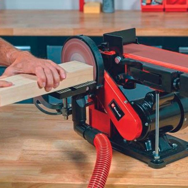 Lixadora de Cinta e de Disco 300W TC-US 380 Einhell Lixadora de Cinta e de Disco 300W TC-US 380 Einhell