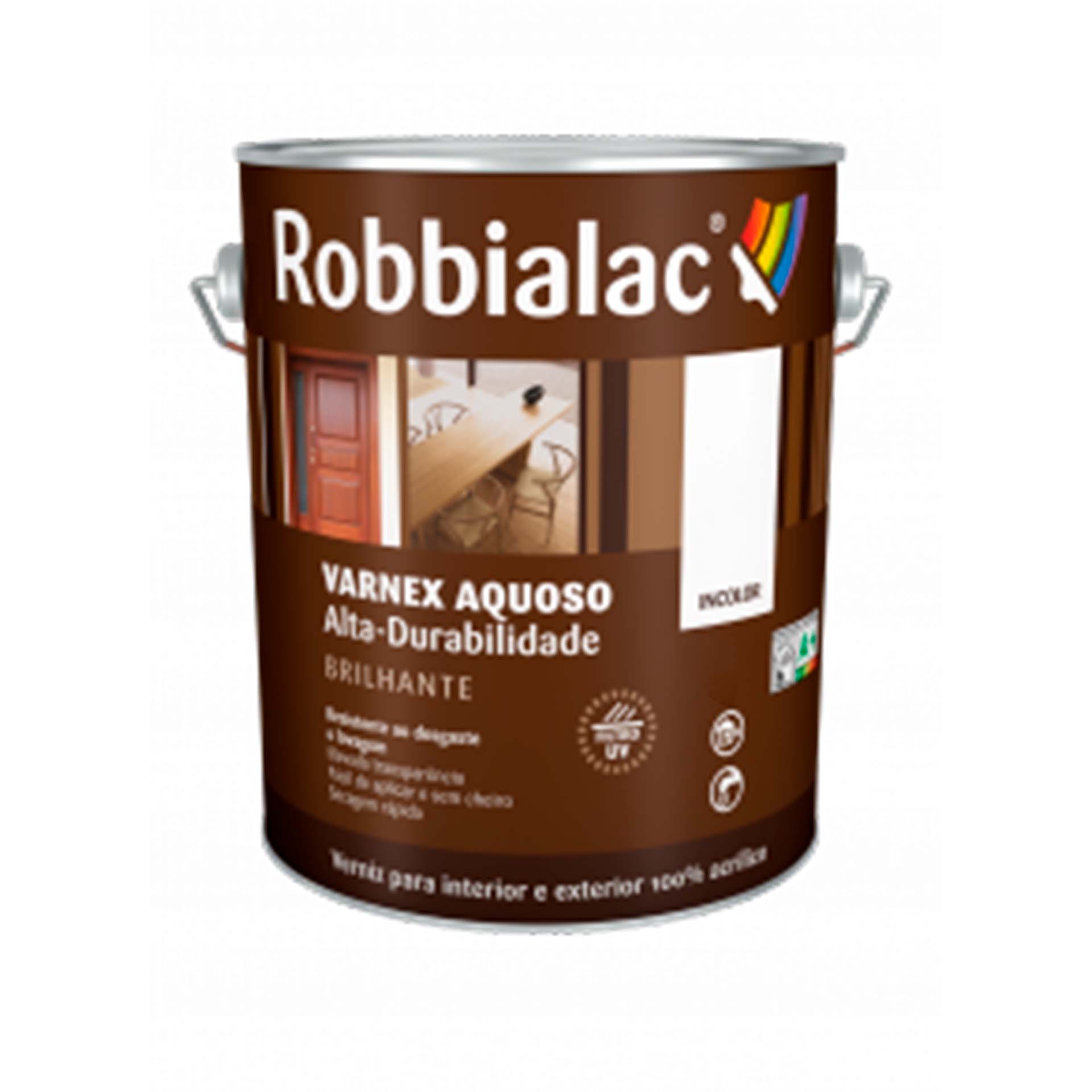 Varnex Aquoso Alta-Durabilidade Brilhante 750ml Robbialac