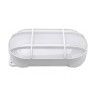Aplique de Parede Branco Exterior Oval LED Tons Quentes Aplique de Parede Branco Exterior Oval LED Tons Quentes
