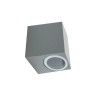 Aplique de Parede LED Saliente Quadrado IP54 Cinza 1XGU10 Maxled Aplique de Parede LED Saliente Quadrado IP54 Cinza 1XGU10 Maxled