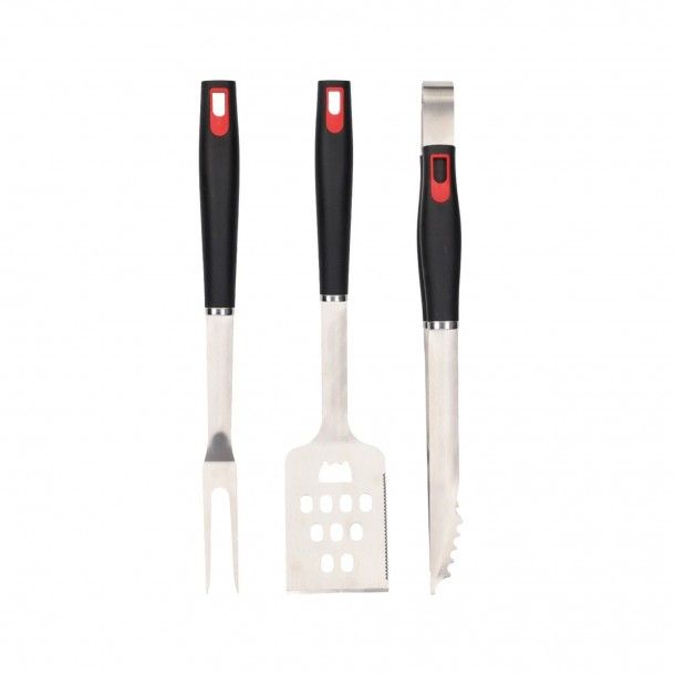 Conjunto 3 Utensílios para Churrasco 43cm GSC Conjunto 3 Utensílios para Churrasco 43cm GSC