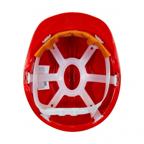 Capacete Prote��o Vermelho 5R Homologado