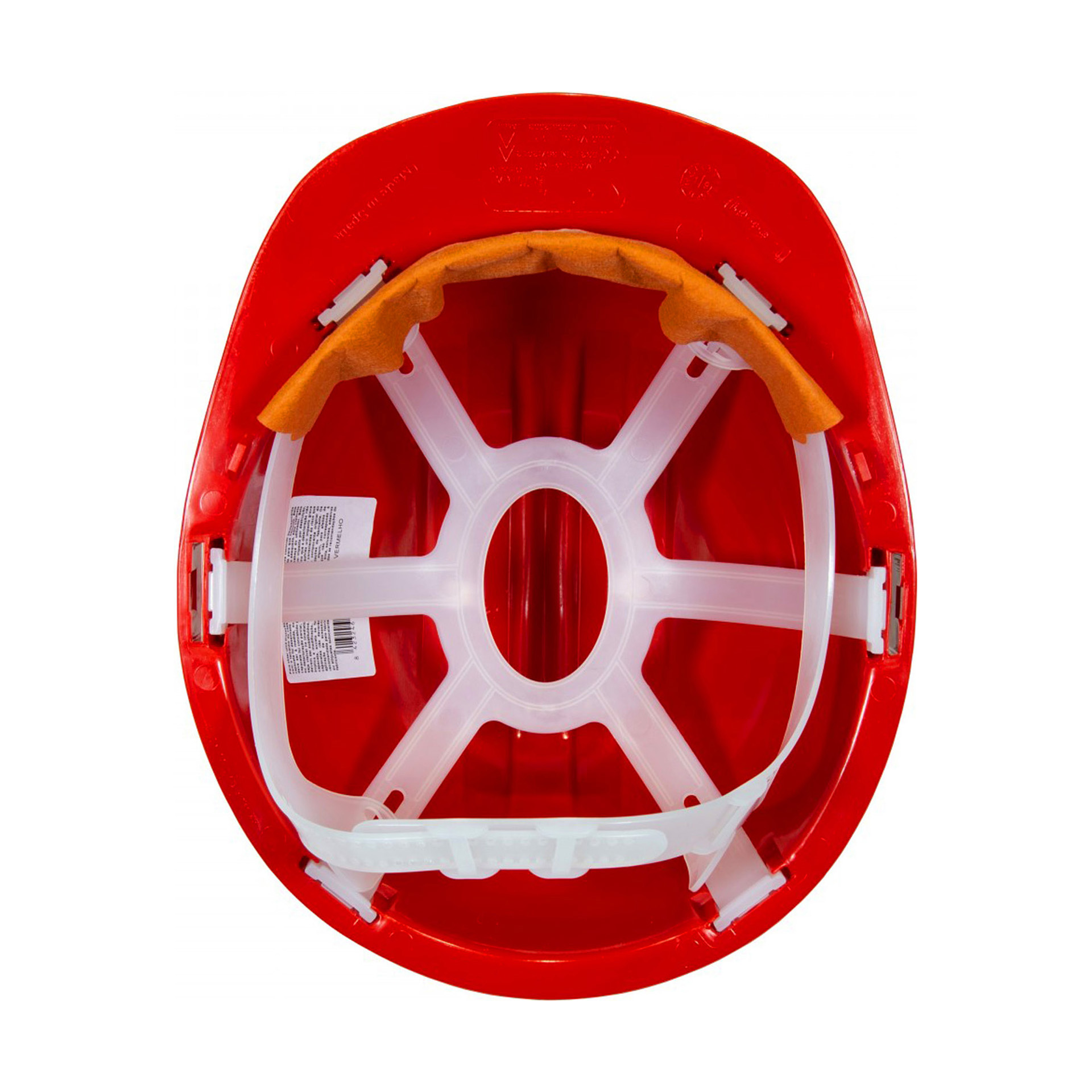 Capacete Proteção Vermelho 5R Homologado