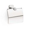 Porta Rolos com Tampa de Colar Slim Inox Cromado Tatay Porta Rolos com Tampa de Colar Slim Inox Cromado Tatay